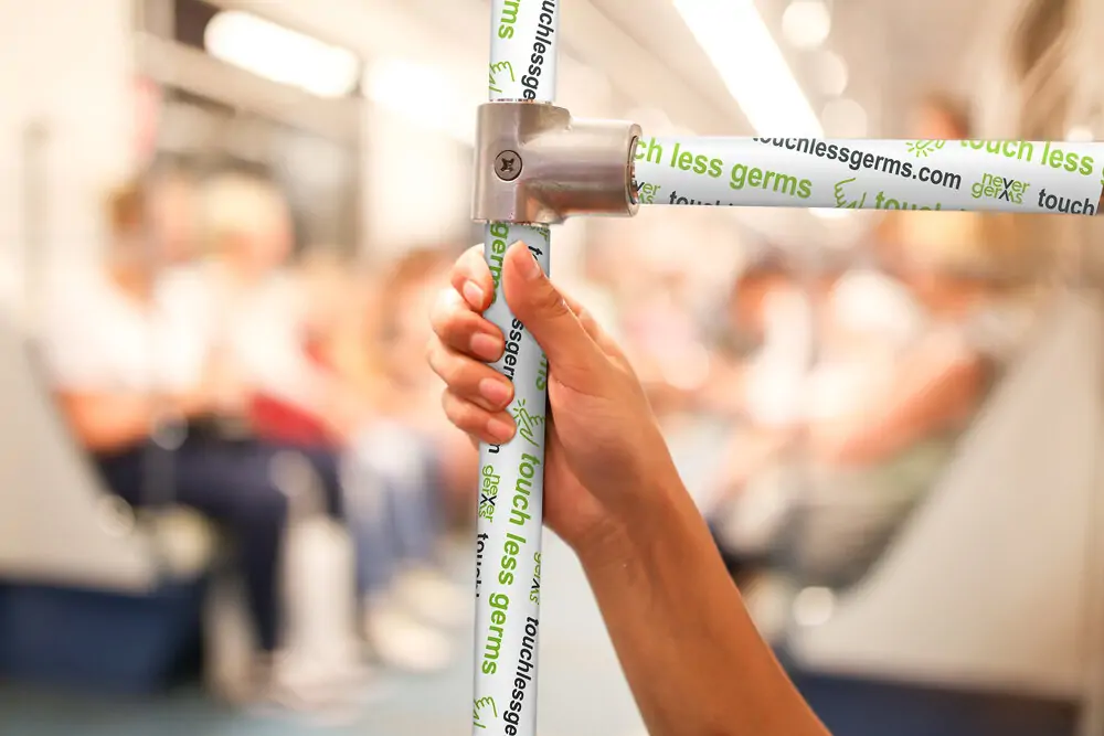Antibacterial Bus handrails