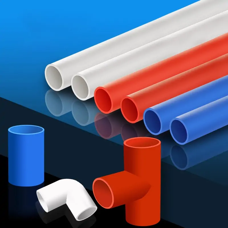 Flame-retardant building pipes