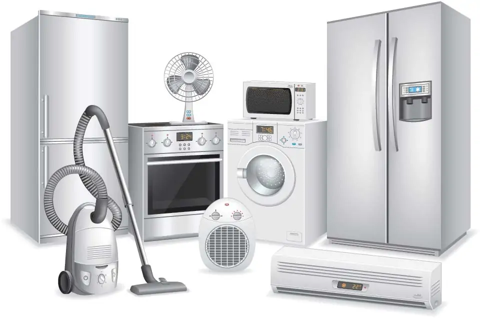 Flame-retardant household appliances